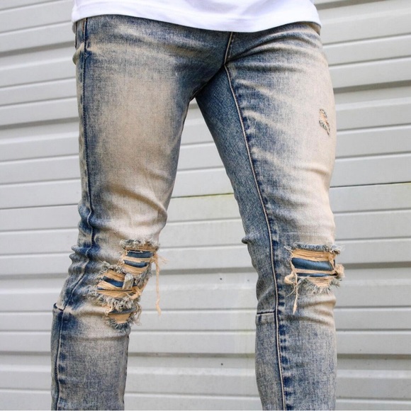 THRT DENIM WHEAT Light-wash Skinny Jeans - Picture 3 of 5